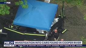 Human remains discovered in 1 of 3 cars pulled from Cooper River