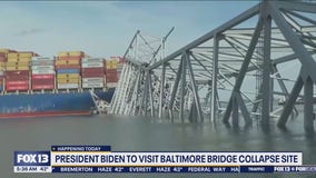President Biden to visit Baltimore bridge collapse site