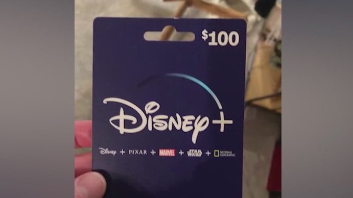 Disney gift card mix-up