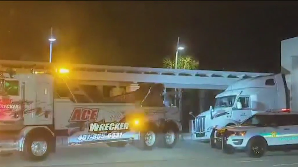 Man in stolen semi sparks lockdown at Orlando VA Medical Center after he barricades self in truck for hours, deputies say
