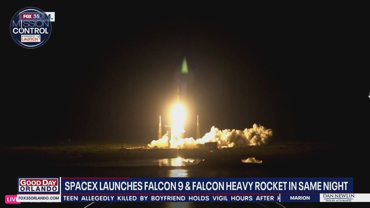 SpaceX launches Falcon 9, Heavy rockets