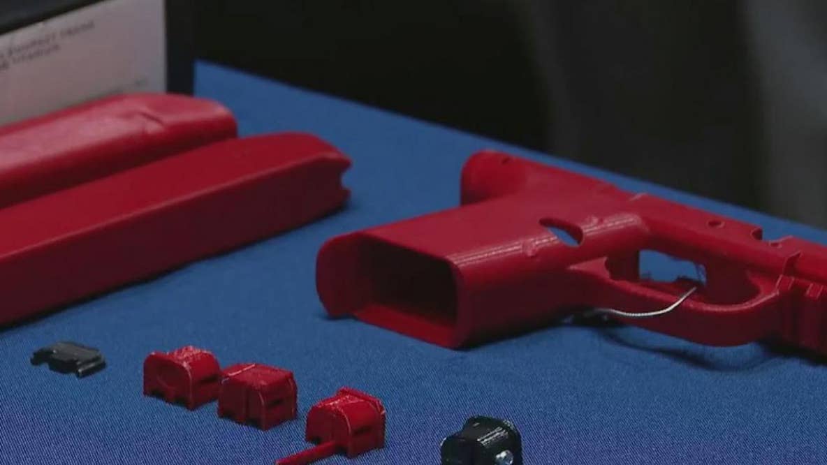 Guns with 3D-printed parts