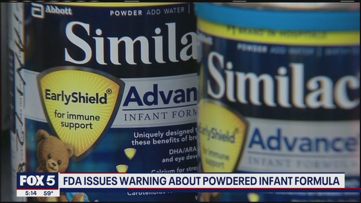 FDA issues warning about powdered infant formula