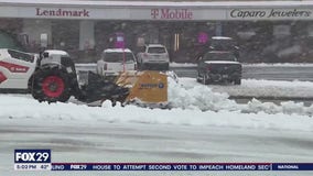 Bucks, Montgomery counties clean up after snow dumps over 6 inches in spots