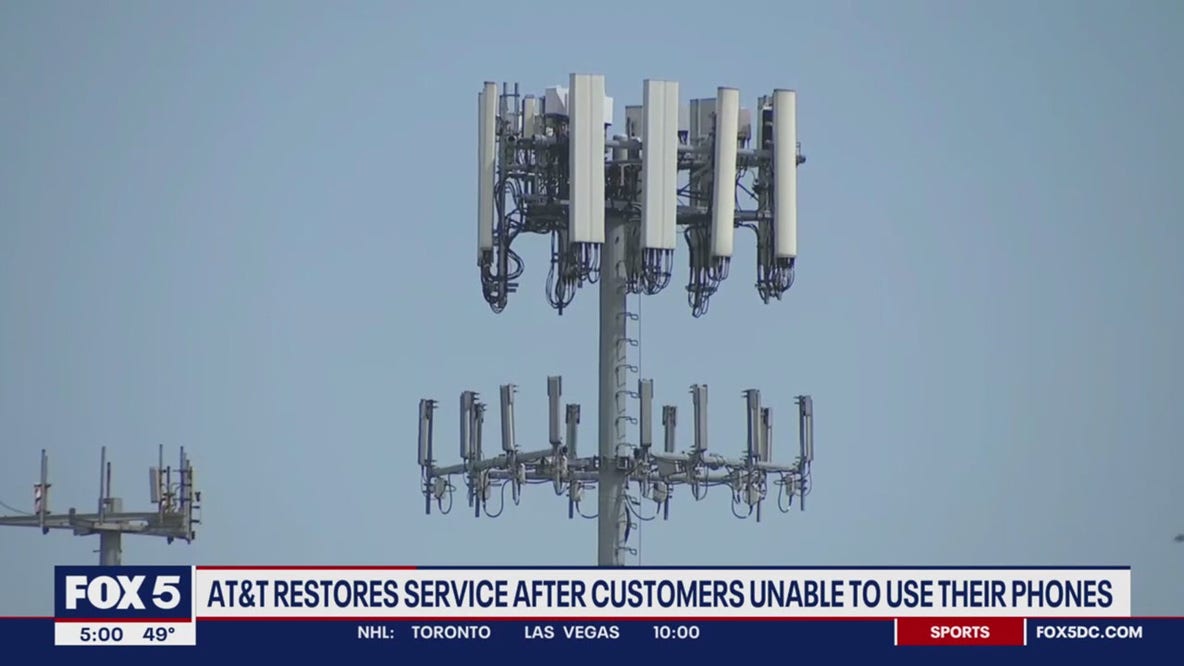 AT&T restores service after customers unable to use phones for hours