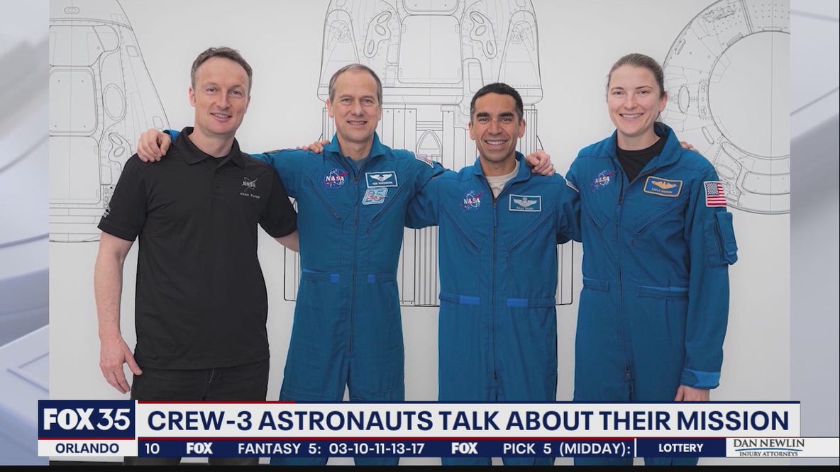 SpaceX Crew-3 astronauts discuss mission ahead of Oct. 30 launch