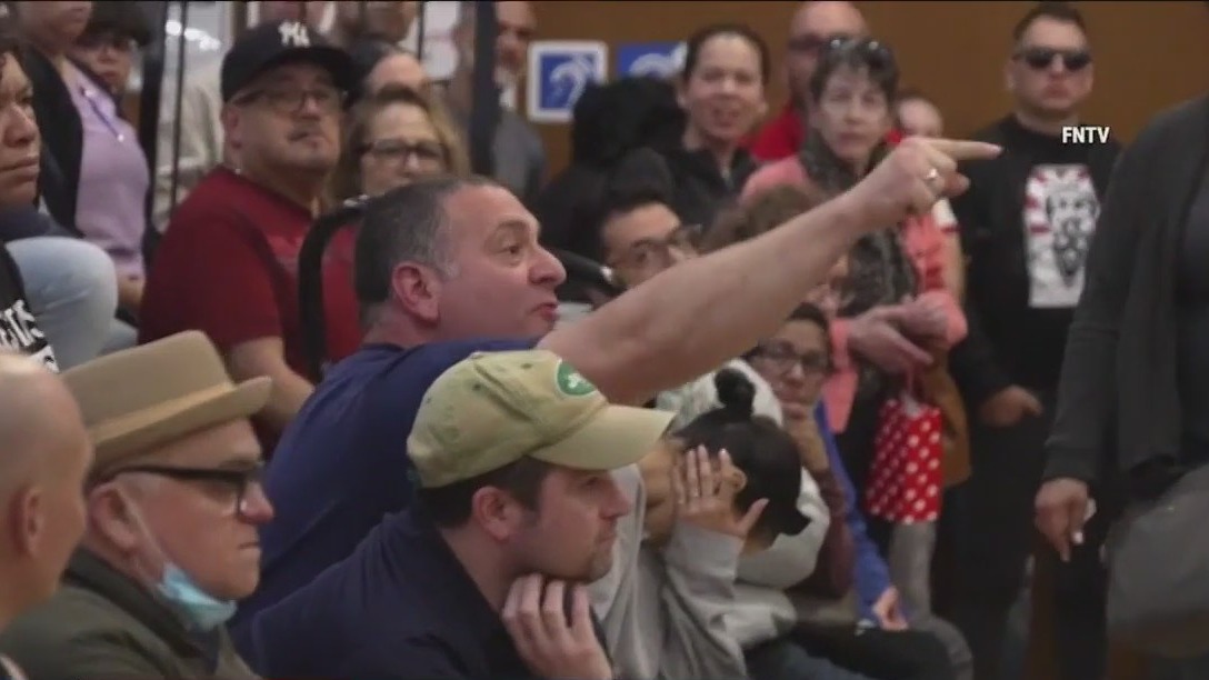 Hecklers yell at Congresswoman AOC, at each other during town hall