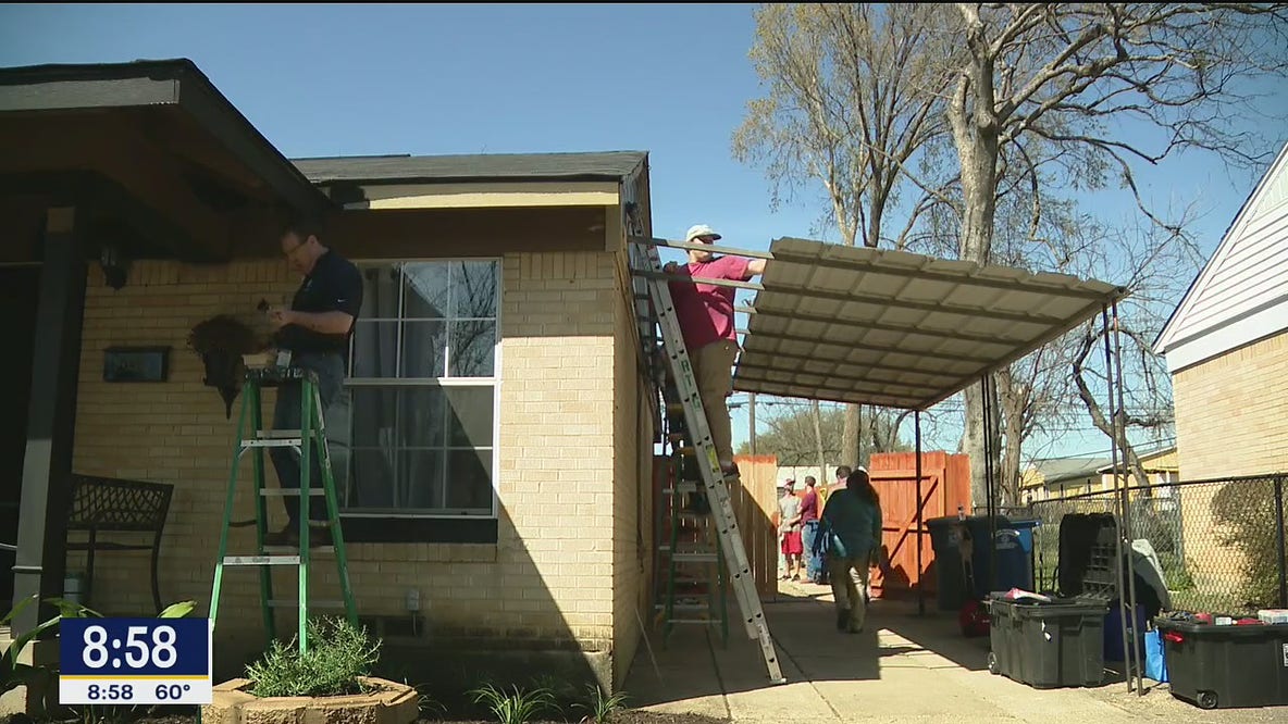 Volunteers help repair homes in South Dallas