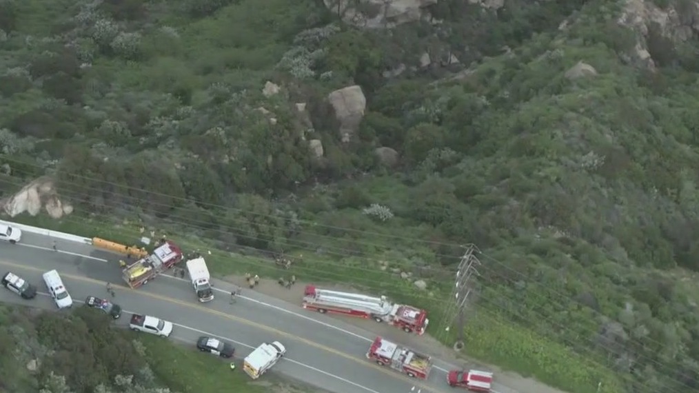 1 dead after car plummets off cliff