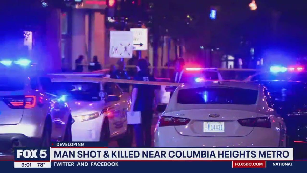 Man shot, killed near Columbia Heights Metro