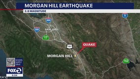 3.6 earthquake strikes Morgan Hill area