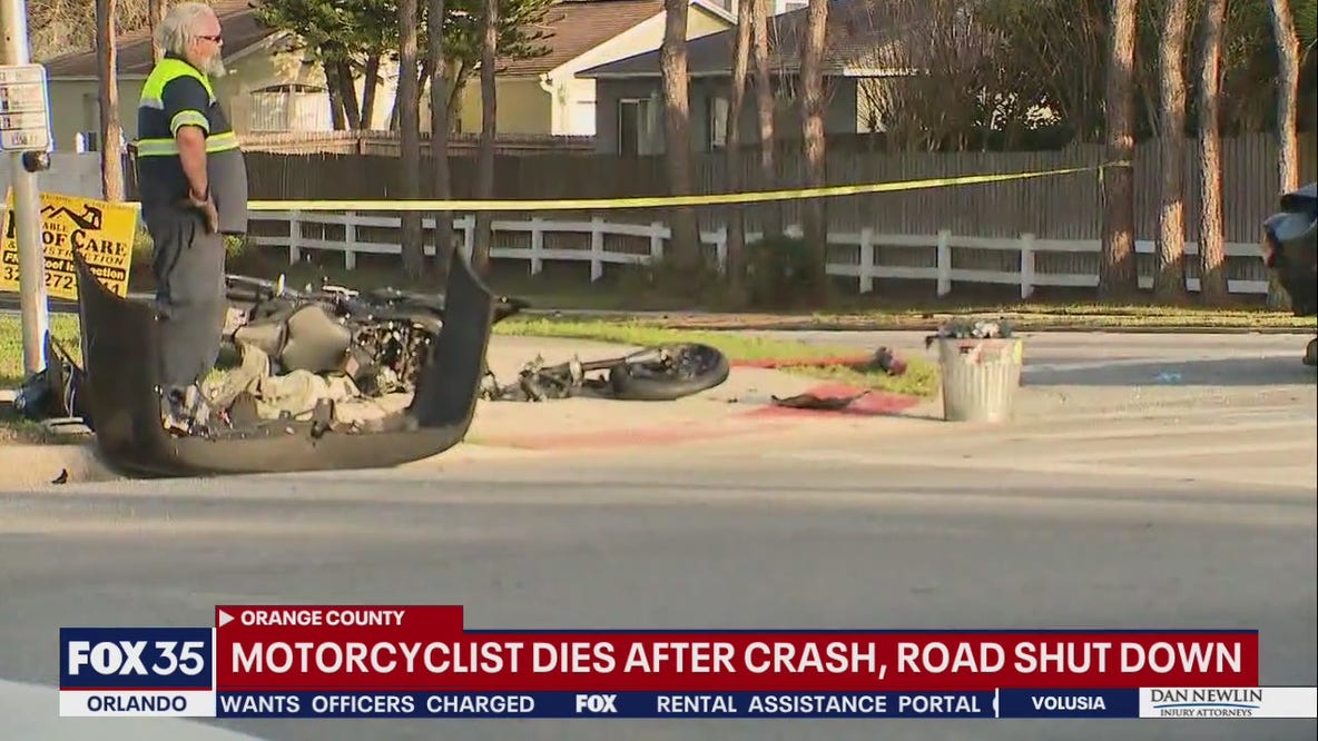 Motorcyclist dies after crash in Orange County