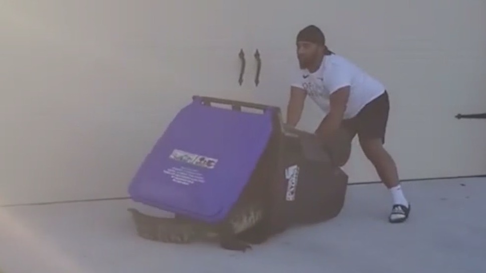 Philadelphia native uses trashcan to wrangle alligator in Florida