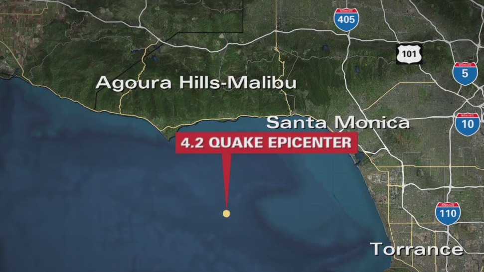 4.2-magnitude earthquake strikes off Malibu coast