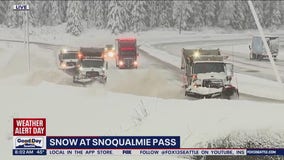 Snow at Snoqualmie Pass