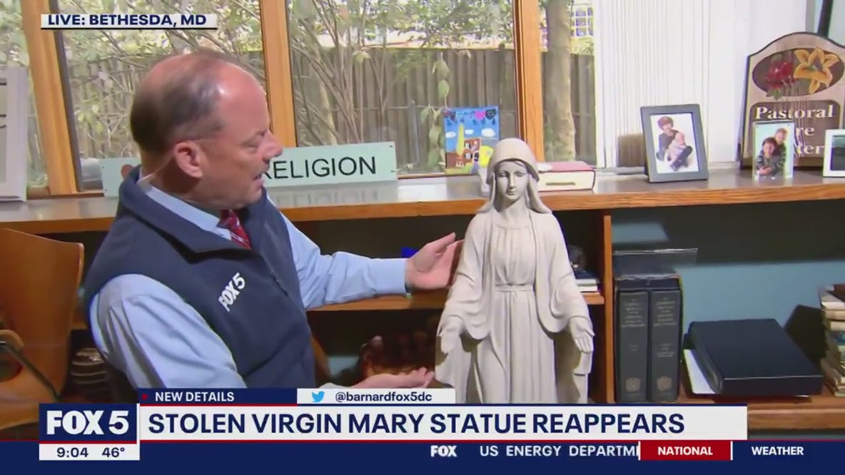 Virgin Mary statue stolen from Darnestown church recovered by Bethesda house of worship