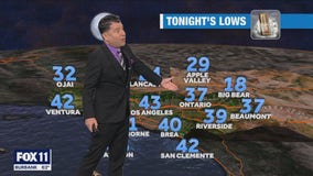 Weather forecast for Monday, Jan. 23