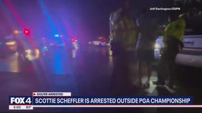 Scottie Scheffler arrested at PGA Championship