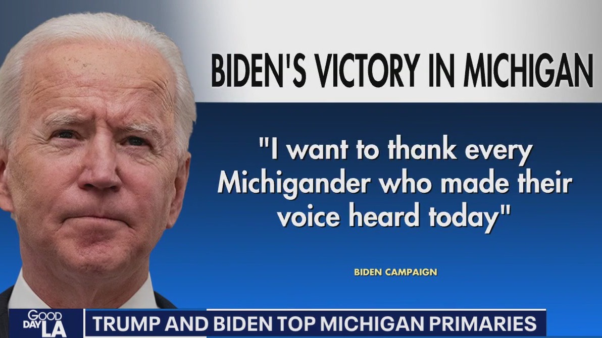 Biden, Trump top Michigan primaries