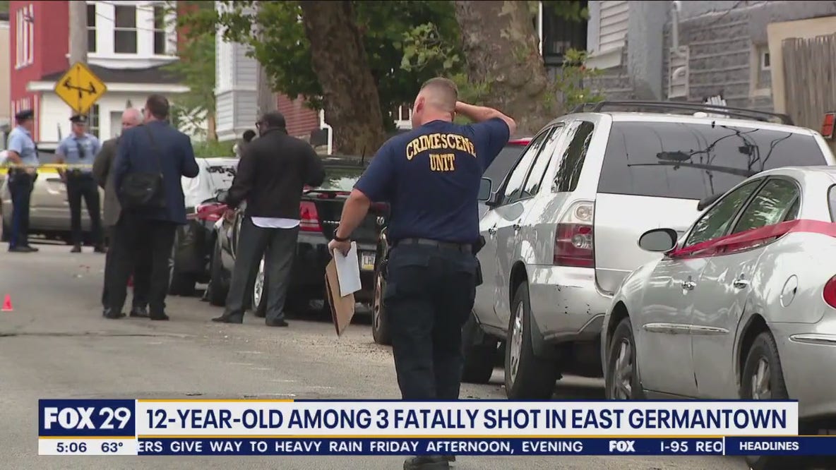 Child among 3 fatally shot in East Germantown, police say