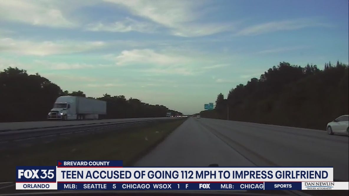 Teen accused of excessive speed