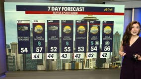 Seattle weather: Spotty showers this weekend