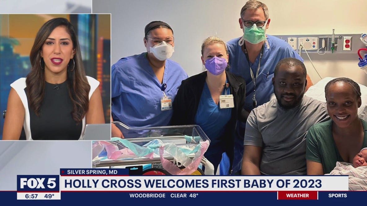 DC region's first baby of the 2023 New Year born at Holy Cross Hospital in Silver Spring
