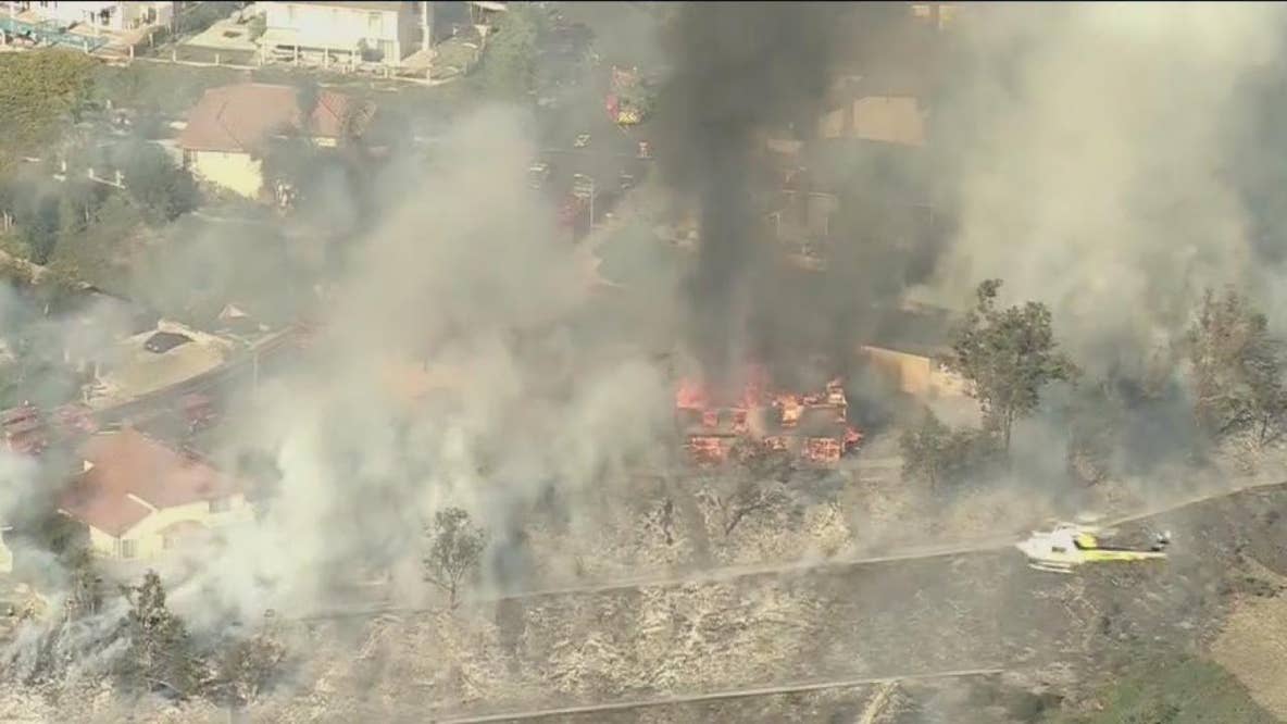 Arson suspected in Whittier fire that destroyed homes