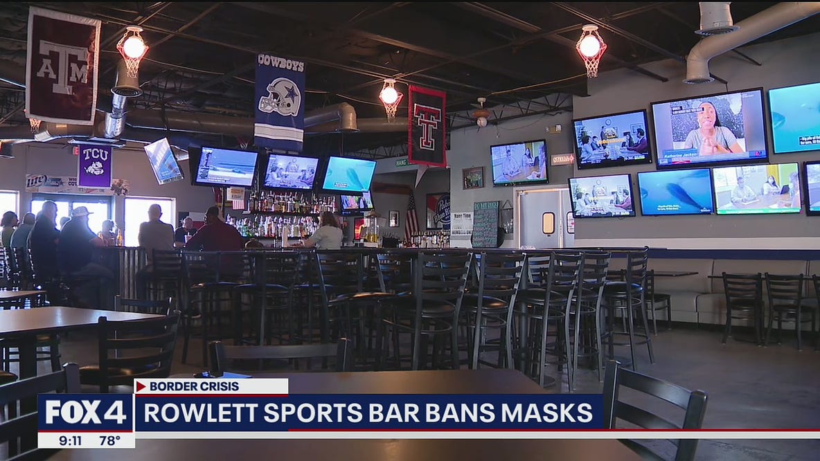 Rowlett sports bar kicks out couple for wearing masks