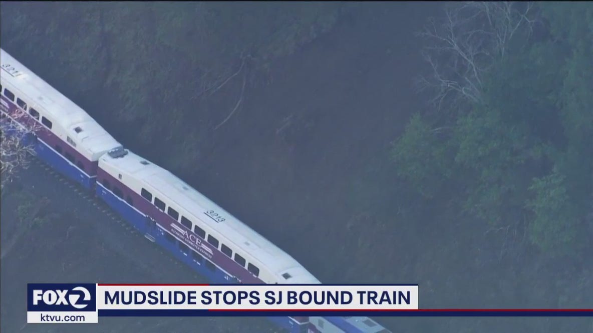 Mudslide hits ACE train