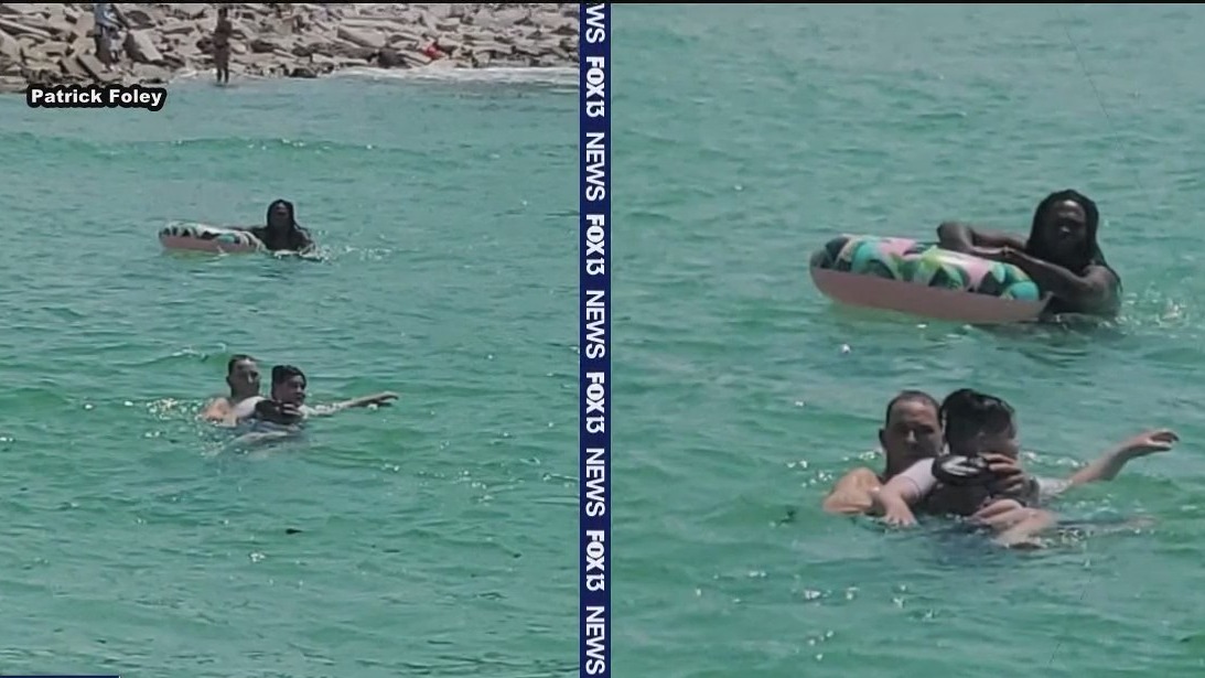 Boat captain rescues boy, mother