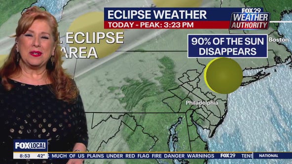 What time does the solar eclipse start in Philadelphia? | FOX 29