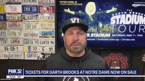Tickets on sale for Garth Brooks' return to Notre Dame Stadium