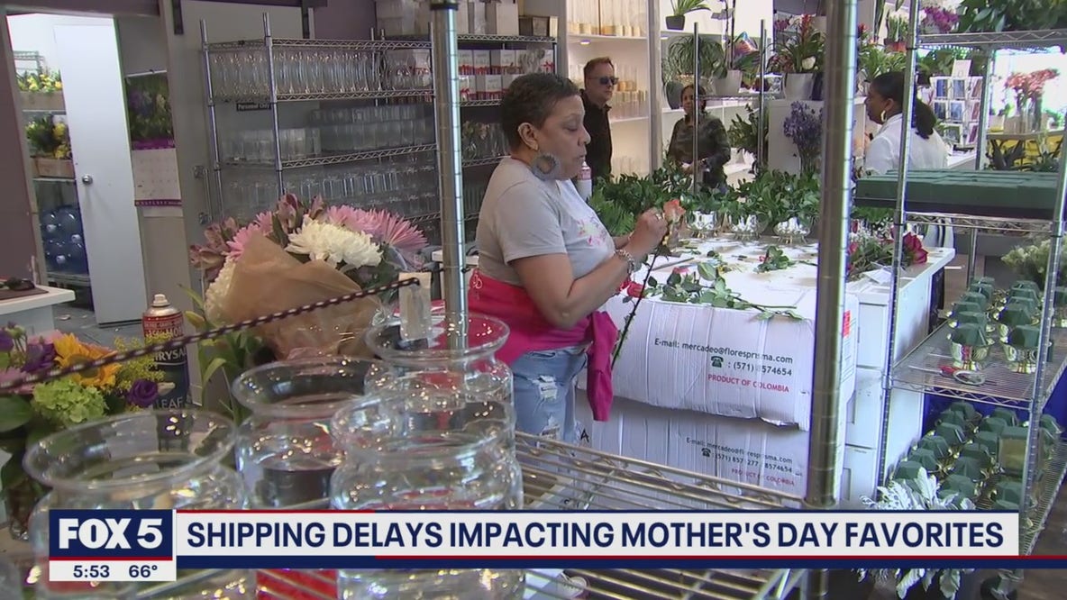 Shipping delays impacting Mother's Day favorites