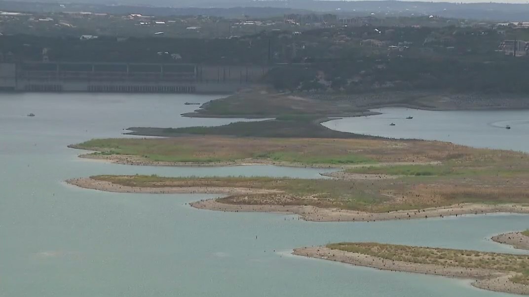 Lake levels at Lake Travis remain low