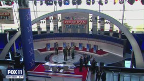 Second GOP debate underway at Reagan Library