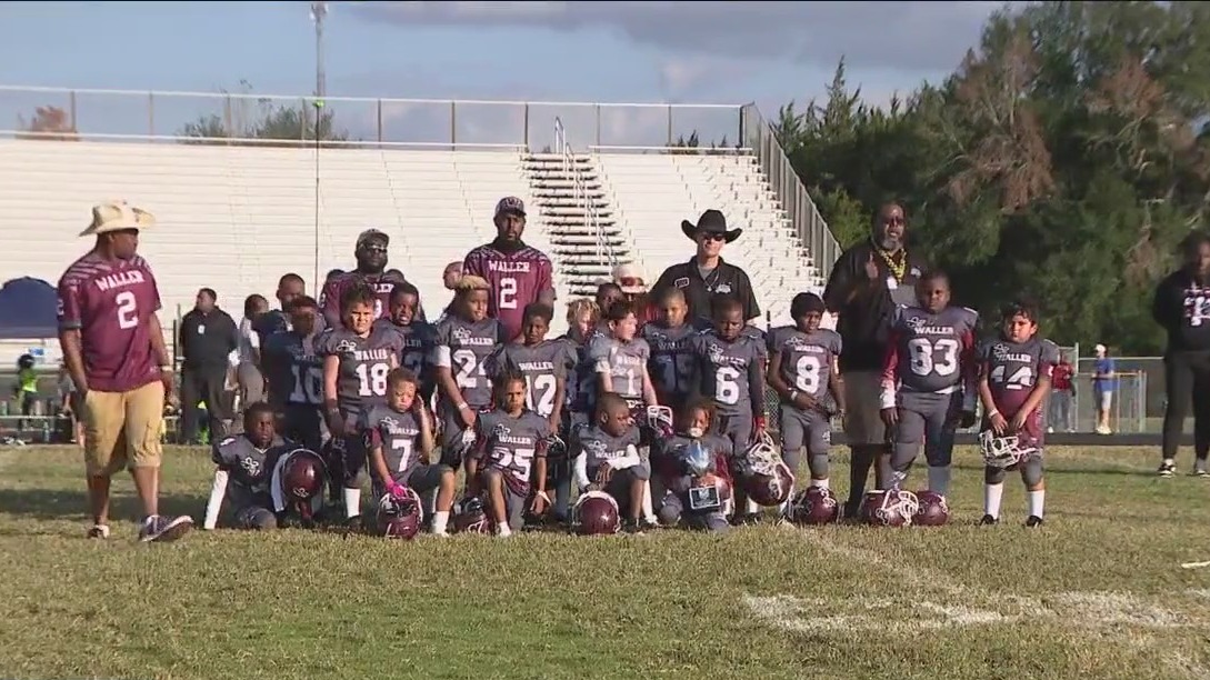 Waller football coach honored by community