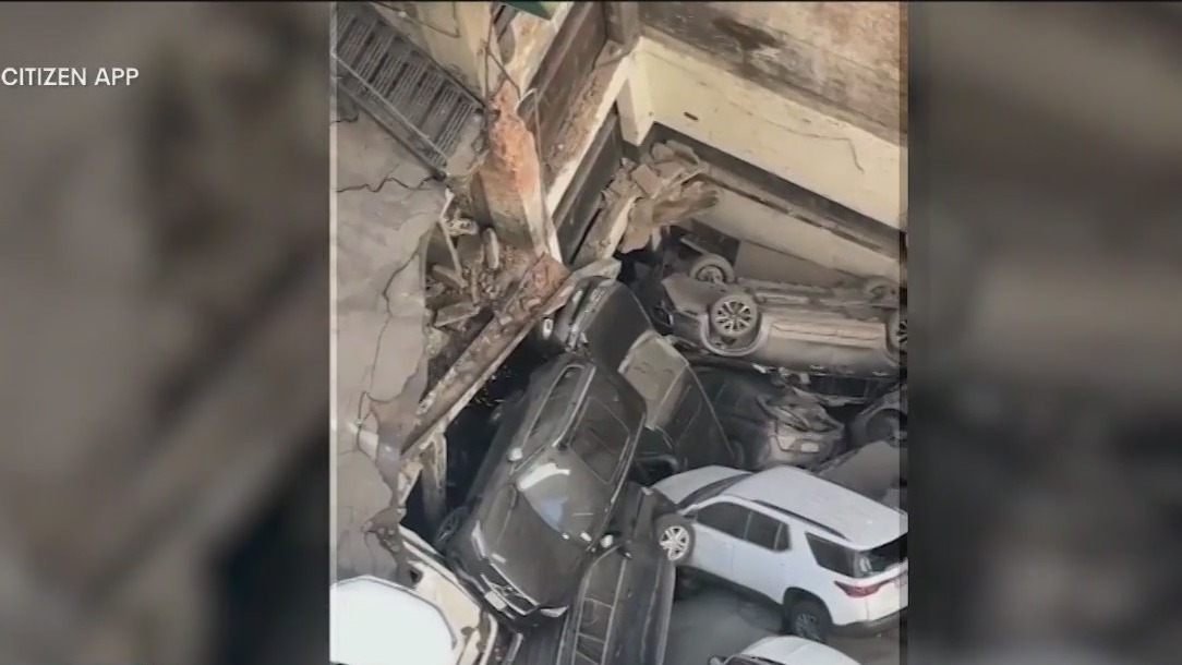 Manhattan parking garage collapse leaves 1 dead, 5 injured