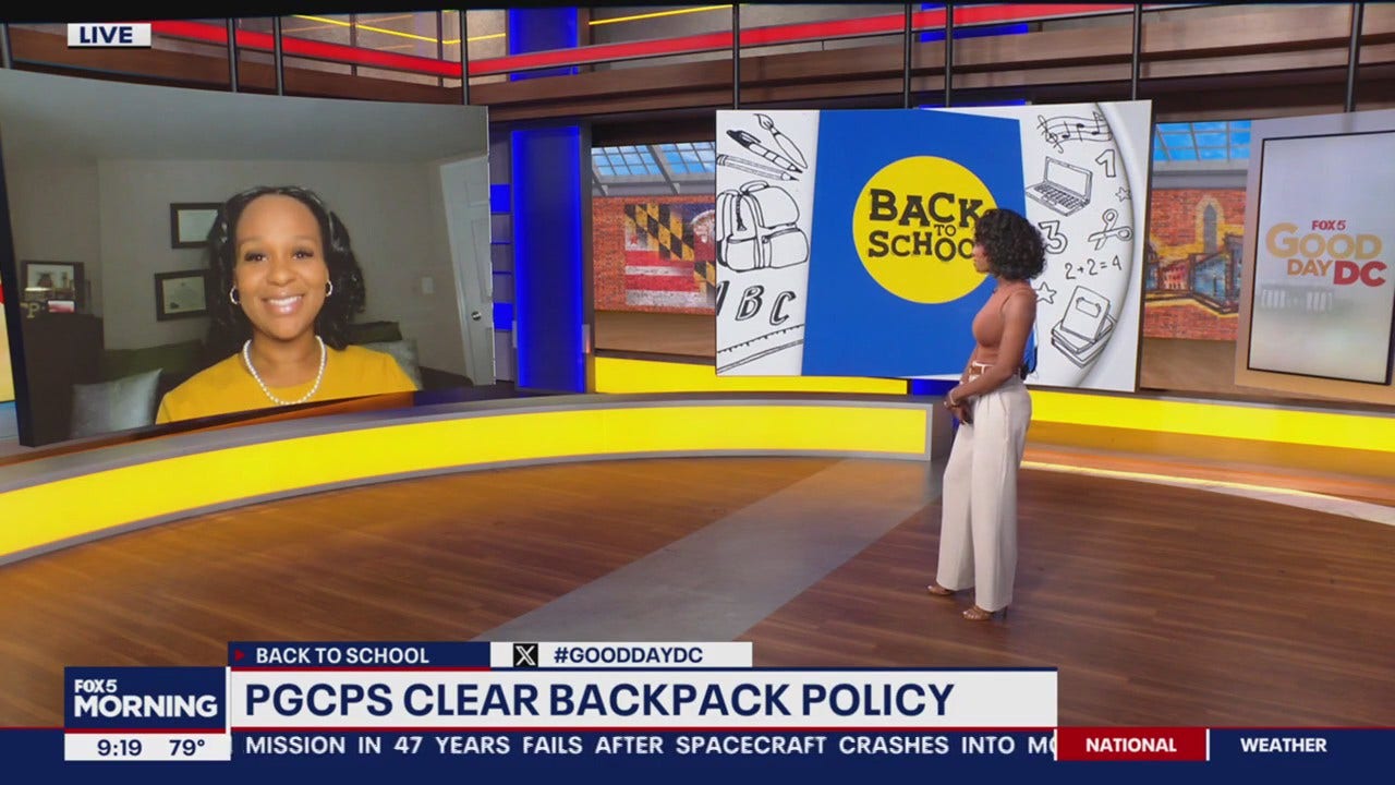 PGCPS Clear Backpack Policy FOX 5 DC