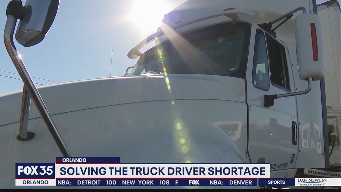 Truck driver shortage part of supply chain issue