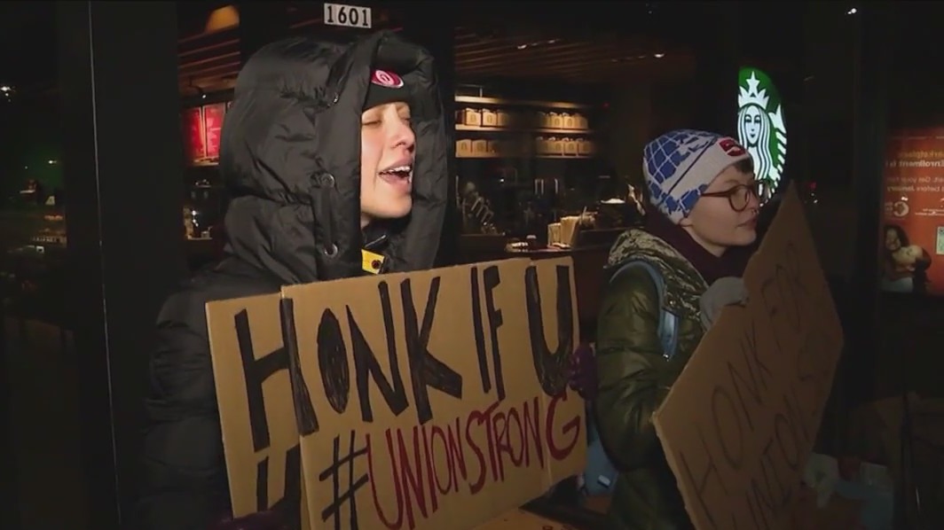 Chicago Starbucks workers strike as part of nationwide work stoppage