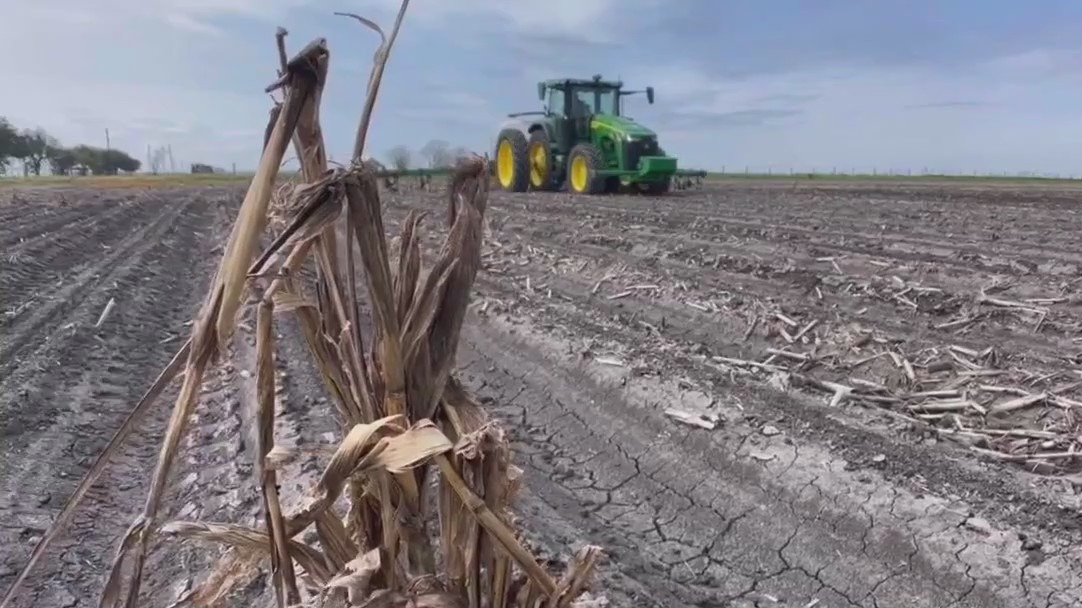 Texas farmers plant crops after drought conditions
