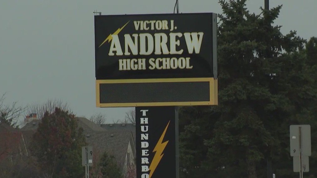 Orland Park teen found with gun near Andrew High School
