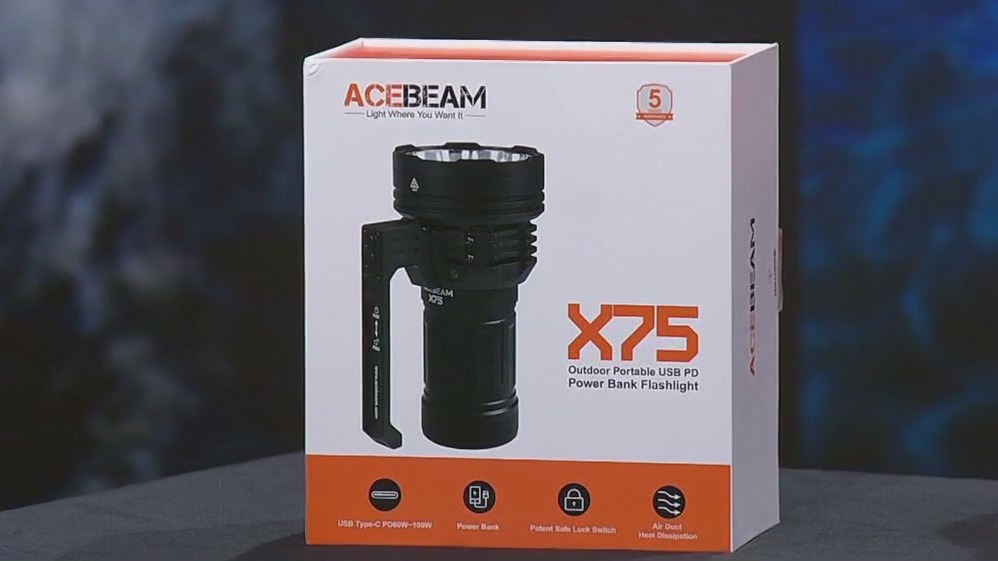 Hurricane Gear Test: Acebeam X75 Power Bank Flashlight