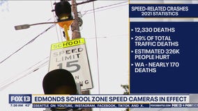 Edmonds school zone speed cameras in effect