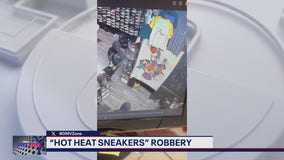 Watch: $7,000 worth of merchandise stolen at Hot Heat Sneakers