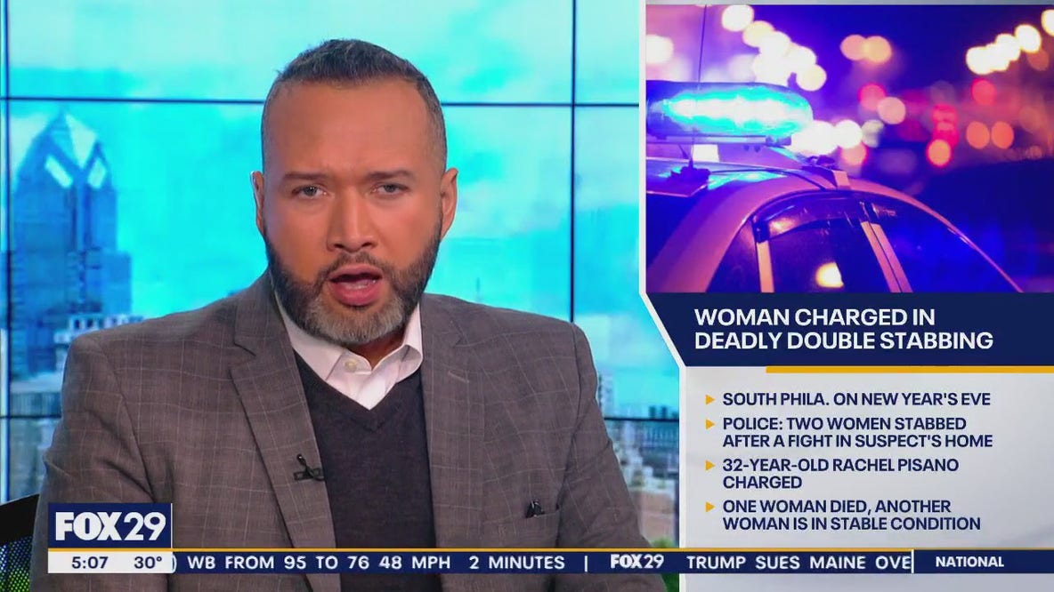 Woman charged in deadly double stabbing in South Philadelphia home