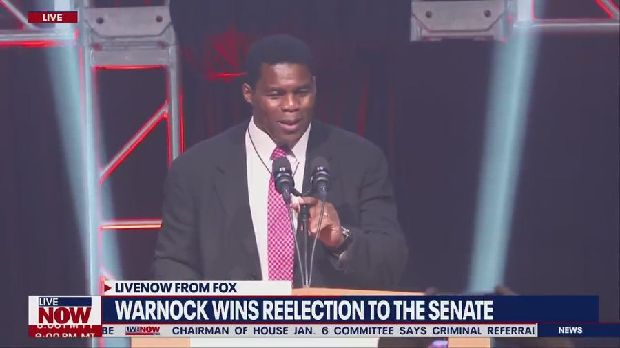 Herschel Walker speaks after losing Georgia Senate runoff race to Raphael Warnock | LiveNOW from FOX