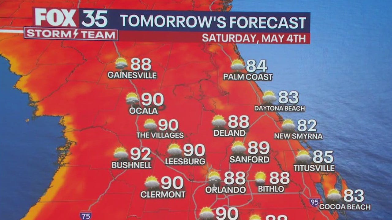 Orlando Weather Forecast May 3, 2025 FOX 35 Orlando