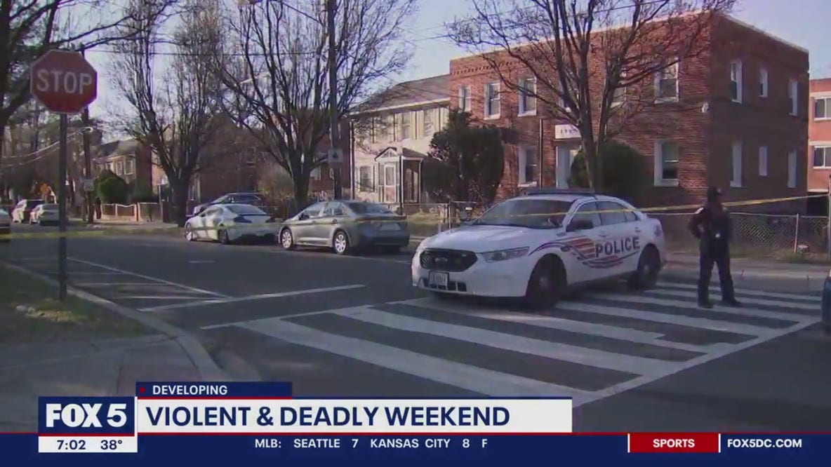 5 killed during violent weekend in DC